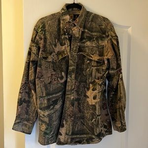 Browning Mens hunting REALTREE button down